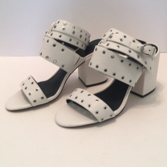 Rebecca Minkoff Carter Grommet Block Heel Sandal - Picture 5 of 8